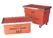 Reusable Shipping Storage Container Numbering